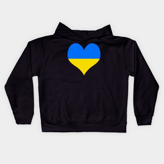 A Heart for Ukraine Kids Hoodie by the kilt